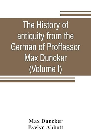 Seller image for HIST OF ANTIQUITY FROM THE GER for sale by moluna