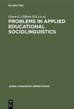 Seller image for Problems in Applied Educational Sociolinguistics for sale by moluna