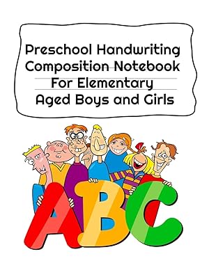 Imagen del vendedor de Preschool Handwriting Composition Notebook For Elementary Aged Boys and Girls a la venta por moluna