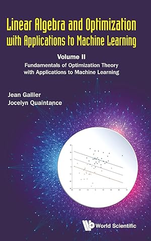 Bild des Verkufers fr Linear Algebra and Optimization with Applications to Machine Learning - Volume II: Fundamentals of Optimization Theory with Applications to Machine Le zum Verkauf von moluna