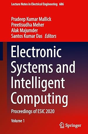 Imagen del vendedor de Electronic Systems and Intelligent Computing a la venta por moluna