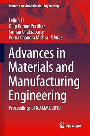 Seller image for Advances in Materials and Manufacturing Engineering for sale by moluna