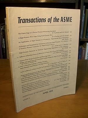 Transactions of the American Society of Mechanical Engineers (ASME) Volume 75, Number 3, April 1953
