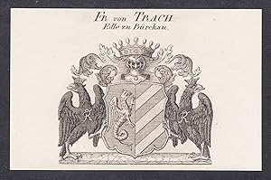 Imagen del vendedor de Fr. von Trach" - Wappen coat of arms a la venta por Antiquariat Steffen Vlkel GmbH