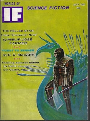 Imagen del vendedor de IF Worlds of Science Fiction: July 1967 ("Spaceman") a la venta por Books from the Crypt