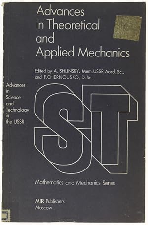 Seller image for ADVANCES IN THEORETICAL AND APPLIED MECHANICS.: for sale by Bergoglio Libri d'Epoca