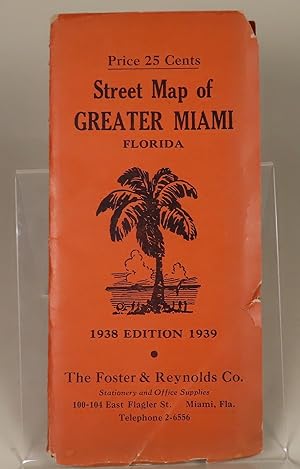 1937 Edition Street Map of Greater Miami, Dade County, Fla.