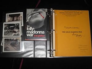 Seller image for THE LOLLY-MADONNA WAR with SET DESIGNER JIM PAYNE'S COPY OF FILM SCRIPT, WITH SET NOTES AND PHOTOS for sale by Charles Parkhurst Rare Books, Inc. ABAA
