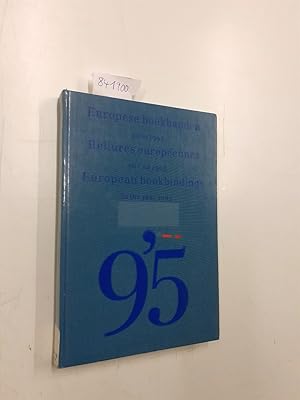 Bild des Verkufers fr Europese boekbanden anno 1995. Reliures europennes en l'an 1995. European bookbinding in the year. Catalogus van de tentoonstelling van boekbanden ingezonden voor de Open Nederlandse Handboekbindwedstrijd 1995. Tentoonstelling Koninklijke Bibliothee zum Verkauf von Versand-Antiquariat Konrad von Agris e.K.