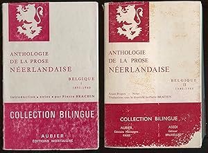 Imagen del vendedor de Anthologie de la prose nerlandaise - Belgique I. 1893-1940 II. 1940-1968 a la venta por LibrairieLaLettre2