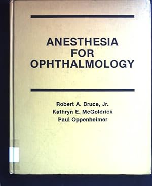 Seller image for Anesthesia for ophthalmology for sale by books4less (Versandantiquariat Petra Gros GmbH & Co. KG)