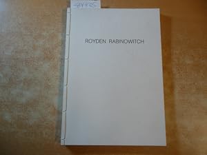 Seller image for Royden Rabinowitch. Skulpturen. Eine Auswahl 1963-1985., Vorwort von Dierk Stemmler / Klaus Flemming for sale by Gebrauchtbcherlogistik  H.J. Lauterbach