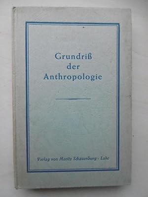 Bild des Verkufers fr Grundri der Anthropologie. (Autorisierte deutsche Ausgabe des Werkes "Les Races Humaines" von P.Lester und J.Millot, besorgt von F.Falkenburger). zum Verkauf von Antiquariat Steinwedel