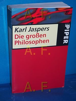 Bild des Verkufers fr Die grossen Philosophen, Teil: Bd. 1. Piper , Bd. 1002 zum Verkauf von Antiquarische Fundgrube e.U.