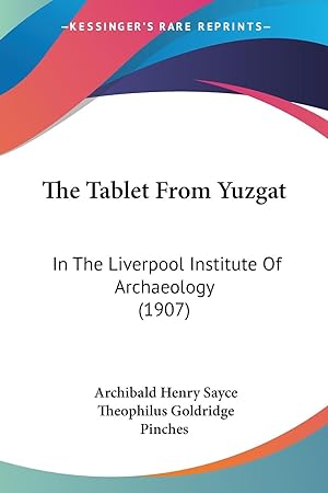Seller image for The Tablet From Yuzgat for sale by moluna