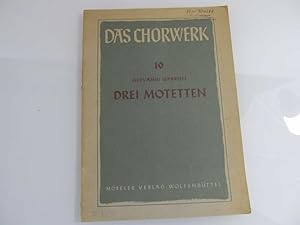 Image du vendeur pour Das Chorwerk. Giovanni Gabrieli Drei Motetten mis en vente par SIGA eG