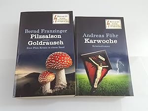 Konvolut 2 Bücher: Karwoche; Pilzsaison Goldrausch