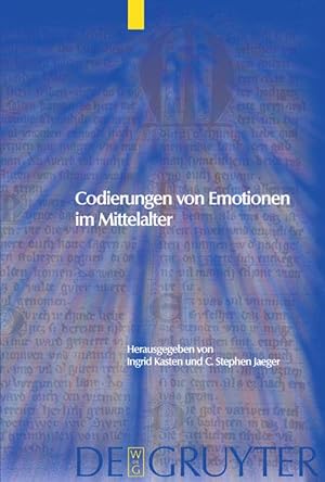 Seller image for Codierungen von Emotionen im Mittelalter / Emotions and Sensibilities in the Middle Ages for sale by moluna