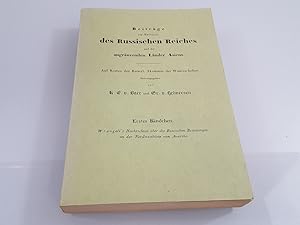 Bild des Verkufers fr Beitrge zur Kenntniss des Russischen Reiches und der angrnzenden Lnder Asiens zum Verkauf von SIGA eG
