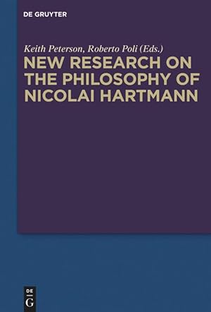 Immagine del venditore per New Research on the Philosophy of Nicolai Hartmann venduto da moluna
