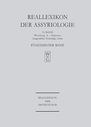 Image du vendeur pour Reallexikon der Assyriologie und Vorderasiatischen Archaeologie. Band 15 mis en vente par moluna