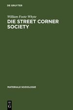 Imagen del vendedor de Die Street Corner Society a la venta por moluna