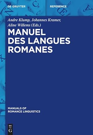 Bild des Verkufers fr Manuel des langues romanes zum Verkauf von moluna