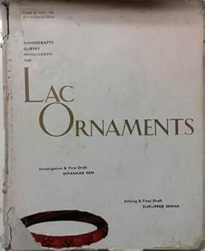 Bild des Verkufers fr Handicrafts Survey Monograph on Lac Ornaments zum Verkauf von SEATE BOOKS