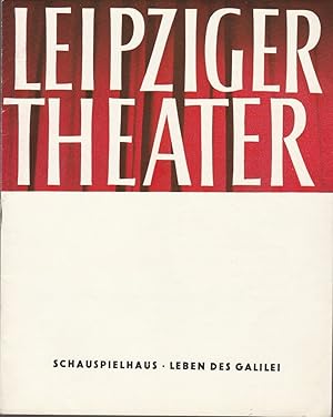 Bild des Verkufers fr Programmheft Bertolt Brecht LEBEN DES GALILEI Premiere 30. Juni 1962 Schauspielhaus Spielzeit 1961 / 62 Heft 32 zum Verkauf von Programmhefte24 Schauspiel und Musiktheater der letzten 150 Jahre