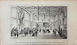 [History of The Hague] Drie dage te s-Gravenhage, 32 pp (p. 69-100). With lithography "De groote...