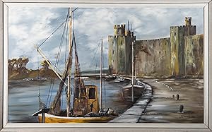 J Davies - 1974 Oil, Castle Harbour