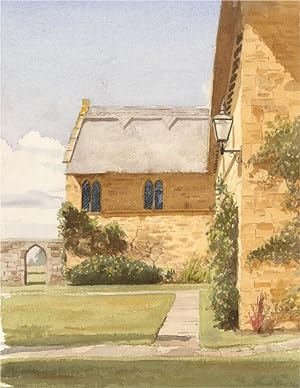 Bild des Verkufers fr Stewart Charles Hine (1928-2018) - 1993 Watercolour, Church zum Verkauf von Sulis Fine Art
