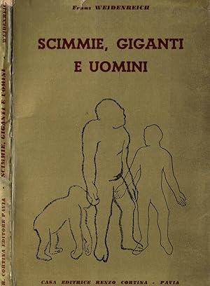 Bild des Verkufers fr Scimmie, giganti e uomini zum Verkauf von Biblioteca di Babele