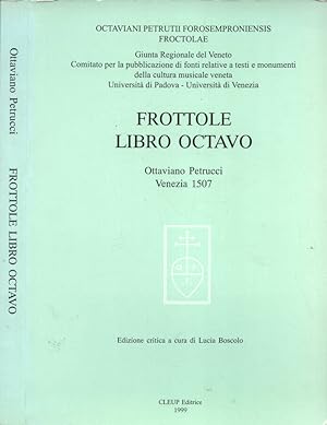 Bild des Verkufers fr Frottole Libro Octavo Venezia 1507 zum Verkauf von Biblioteca di Babele