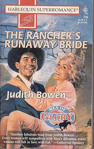 Seller image for The Rancher's Runaway Bride Men of Glory for sale by Ye Old Bookworm