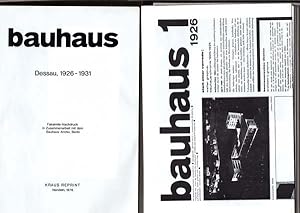 Bauhaus. Zeitschrift für Bau und Gestaltung (Vierteljahr-Zeitschrift für Gestaltung). Jahrgang 1 ...