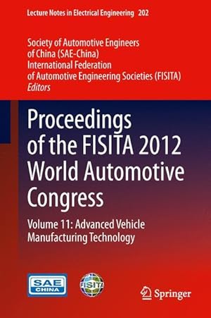 Immagine del venditore per Proceedings of the FISITA 2012 World Automotive Congress venduto da moluna
