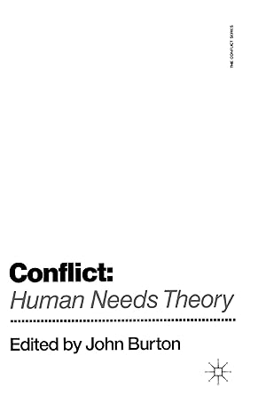 Imagen del vendedor de Conflict: Human Needs Theory a la venta por moluna