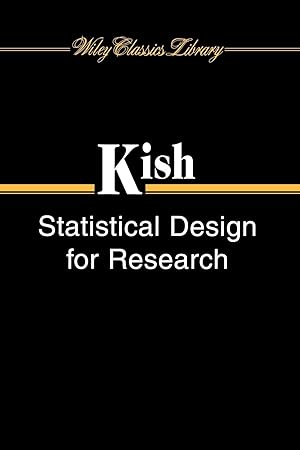 Image du vendeur pour Statistical Design for Research mis en vente par moluna