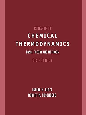 Immagine del venditore per Companion to Chemical Thermodynamics venduto da moluna