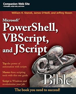 Imagen del vendedor de Microsoft PowerShell, VBScript and JScript Bible a la venta por moluna