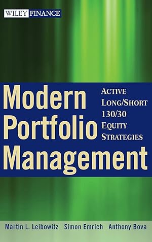 Image du vendeur pour Modern Portfolio Management mis en vente par moluna