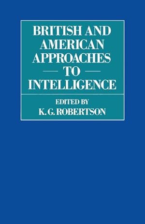 Seller image for British and American Approaches to Intelligence for sale by moluna