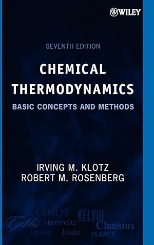 Bild des Verkufers fr Chemical Thermodynamics zum Verkauf von moluna