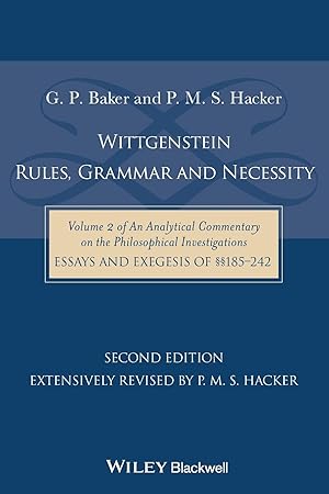 Bild des Verkufers fr Wittgenstein: Rules, Grammar and Necessity zum Verkauf von moluna