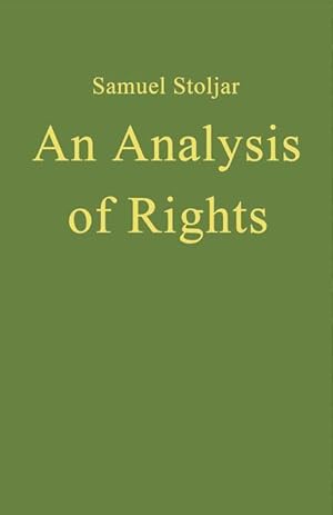 Seller image for An Analysis of Rights for sale by moluna