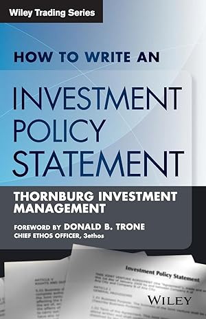 Bild des Verkufers fr How to Write an Investment Policy Statement zum Verkauf von moluna