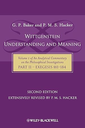 Bild des Verkufers fr Wittgenstein: Understanding And Meaning zum Verkauf von moluna