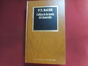 Imagen del vendedor de CRITICA DE LA TEORIA DEL DESARROLLO a la venta por LIBRERIA AZACAN