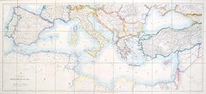 Stanford's Map of the Mediterranean Sea